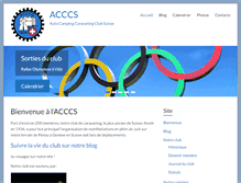 Tablet Screenshot of acccs.ch